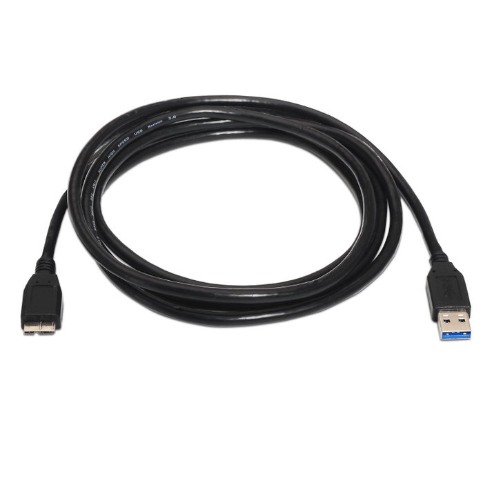 Aisens Cable USB 3.2 Gen 1 de Tipo A a Micro-USB B, 2m, Negro Aisens Cable USB 3.2 Gen 1 de Tipo A a Micro-USB B, 2m, Negro